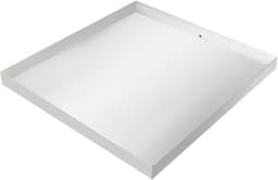 Wasmachinebak - Afvoerbak - Vloer Beschermen - Roestvrij Staal - 81x76cm - Zilver — thumbnail 5