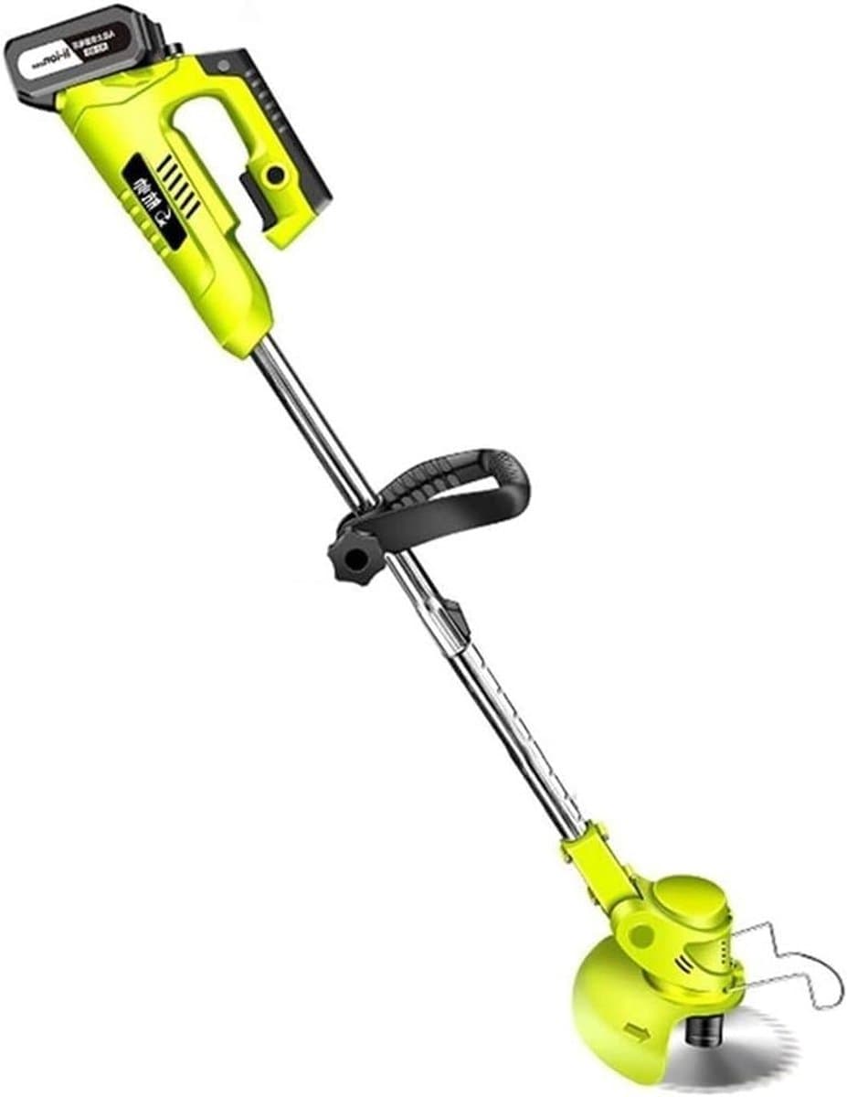 Elektrische Grasmaaier - Gazon Trimmer - Tuin Onderhoud - Lithium Batterij - 2 cm Snijdiameter - Groen — afbeelding 1