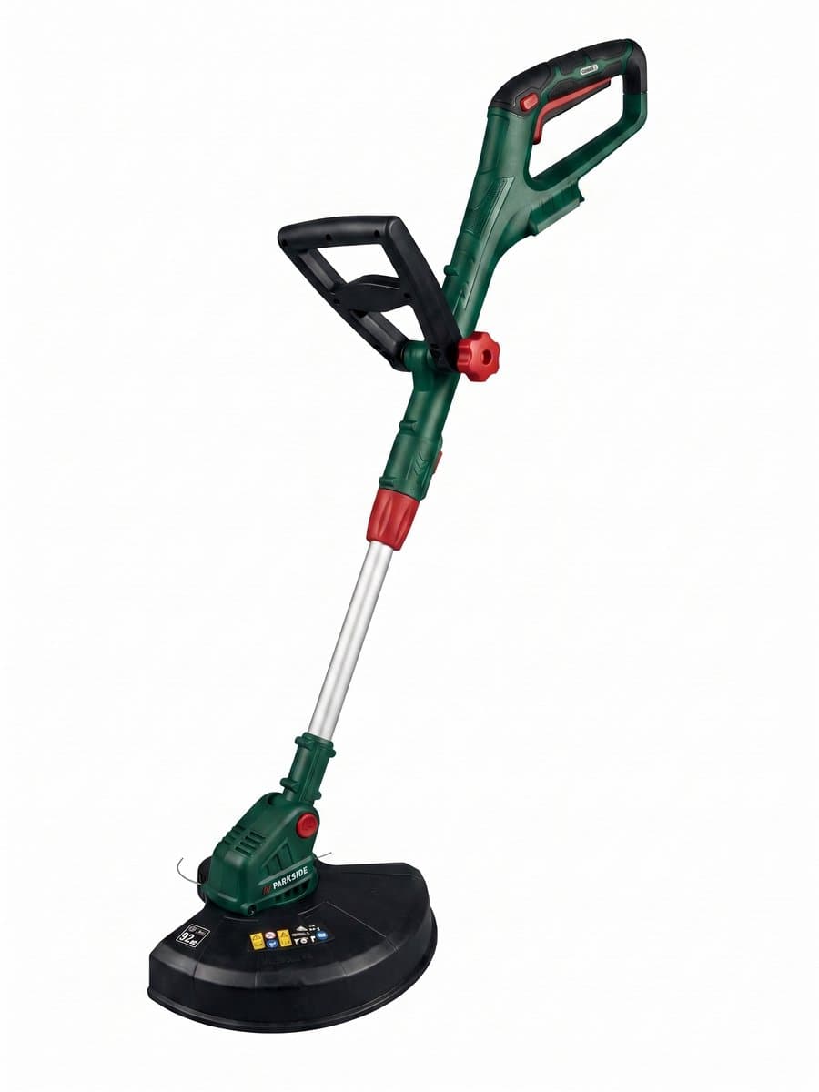 Parkside Accu Grastrimmer  - 20V - Zonder Accu - Dubbeldraadssysteem met volautomatische bijstelling - Snijdiameter: Ø25 cm - Draaddikte: 1,4 mm - Exclusief accu en snellader — afbeelding 1