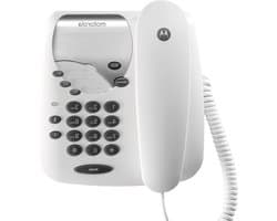 Vaste Telefoon - Bedrade Telefoon Kantoor - Betrouwbaar Communiceren - Gemiste Oproep Indicator - 123 Pond - Wit