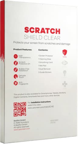 upscreen - Screenprotector voor Philips Airfryer HD9880/90 - Folie Beschermfolie transparant — thumbnail 4