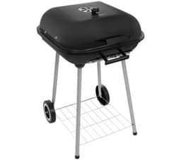 Houtskool BBQ Grill met Deksel – Tuingrill met Wielen Rooster – barbecue – bbq hoes – bbq houtskool – 43,5x38,5cm – 62569 — thumbnail 2