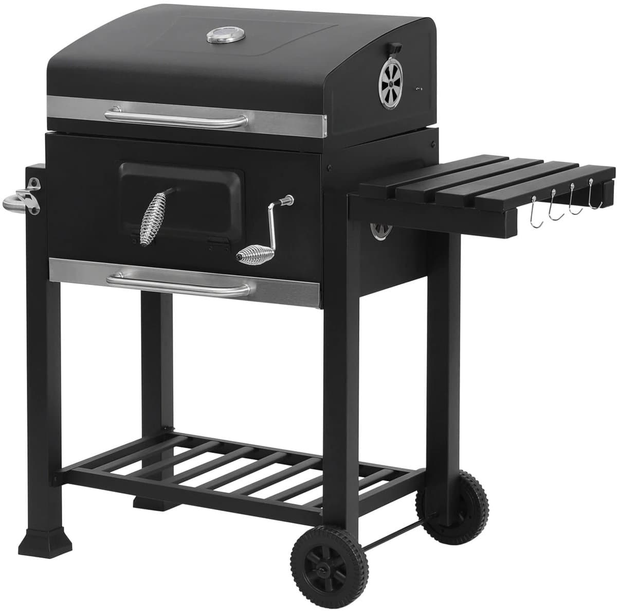 Weelora Barbecue - Barbecues - Barbecue Houtskool - Grill - Met Wielen - Multifunctioneel -113x455x100cm - Kleur Zwart — afbeelding 1