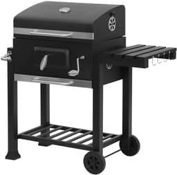 Weelora Barbecue - Barbecues - Barbecue Houtskool - Grill - Met Wielen - Multifunctioneel -113x455x100cm - Kleur Zwart — thumbnail 1