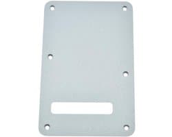 Matte Zilveren Aluminium Strat Backplate Cover voor Tremolo Cavity - Geschikt voor ST/Strat/Stratocaster, Duurzaam en Lichtgewicht