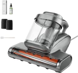 Uwant M700 UV-stofzuiger voor matrassen, 18 kPa zuigkracht, metalen rollers, 253,7 nm UV-C UV-lamp, 60.000 toeren per minuut, 65 °C verwarming, HEPA-filter en ultrasone matrasstofzuiger, geschikt voor banken, kussens, spreien, enz — thumbnail 1