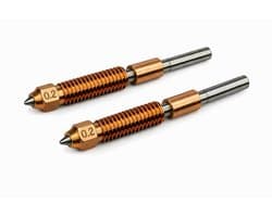 K1C Quick Swap Nozzle Set 2x 0.2mm Creality 1.75mm Quicks-Swap voor creality K1C, Ender 3 V3, Ender 3 V3 Plus