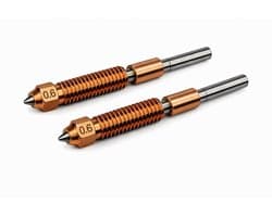 K1C Quick Swap Nozzle Set 2x 0.6mm Creality 1.75mm Quicks-Swap voor creality K1C, Ender 3 V3, Ender 3 V3 Plus