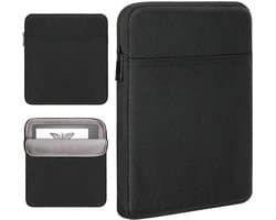 Beschermende Tablet Sleeve voor Kindle Scribe 10.2 inch 2022 - Draagtas met Dubbele Vakken, Geschikt voor E-Readers en Tablets, Zwart