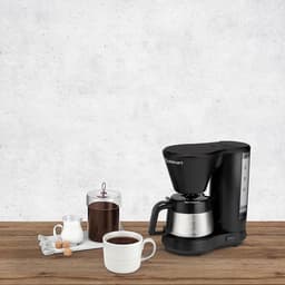 Koffiezetapparaat RVS - Koffiekan - Verse Koffie Zetten - Compact Ontwerp - 1200 Milliliter - Roestvrij staal — thumbnail 2