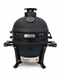 Patton Premium Mini 13" Kamado - Rooster Ø27 cm - Matzwart — thumbnail 1
