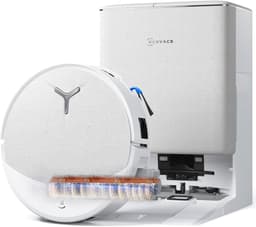 ECOVACS DEEBOT T90 OMNI – Robotstofzuiger met dweilfunctie– 30.000 Pa – OZMO roller dweil –TruEdge 3.0 randreiniging –ZeroTangle 4.0 Anti-tangle –OMNI 2.0 station Zelfreinigend–AIVI 3D obstakelvermijding– Voor harde vloeren & tapijt–Wit–T80 Upgrade — thumbnail 1