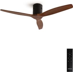 CREATE - Plafondventilator 40W silent 100% hout - S - Geen licht - Afstandsbediening - WIND CALM NATURAL WOOD — thumbnail 1