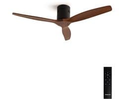 CREATE - Plafondventilator 40W silent 100% hout - S - Geen licht - Afstandsbediening - WIND CALM NATURAL WOOD — afbeelding 1