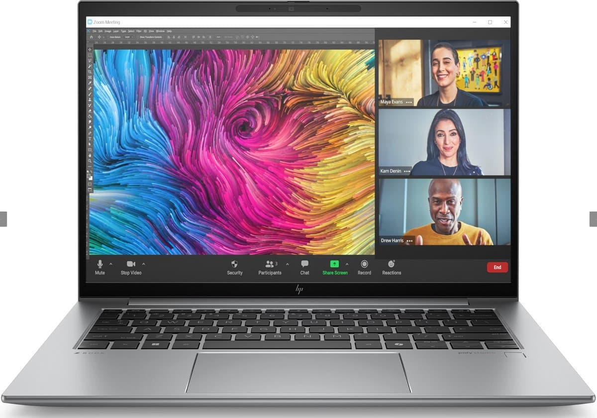 HP ZBook Firefly 14 G11 Mobile Workstation - Ultra 7 155H - 32GB -1TB SSD - 14" WUXGA Touch - RTXA500 4GB - W11P - 3 jaar onsite — afbeelding 1