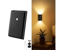 Op batterijen werkende wandlamp met bewegingssensor: oplaadbare wandlamp, bewegingssensor voor kastverlichting, magnetische trapverlichting, draadloze wandlampen voor binnen, nachtlampje voor de gang in de slaapkamer