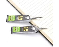 Refills voor mechanische potloden 0.5mm HB, breukbestendig, 30 stuks per tube, geschikt voor HB, 2B, 2H, 0.3/0.5/0.7/0.9mm, ideaal voor tekeningen en schrijven