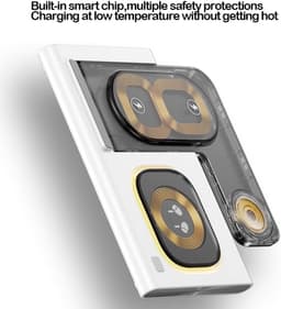 3-in-1 draadloze oplader voor Samsung laadstation Android smartphone meerdere apparaten LED-licht inklapbare dock oplader standaard geschikt voor Samsung Galaxy S25 S24 S23 S22 Note 20 Watch 8/7/6 oordopjes — thumbnail 5