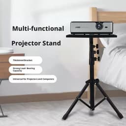 Projector Statief – Universele Laptop & DJ Statief – Standaard -Verstelbaar van 58 tot 160 cm – Opvouwbare Vloerstandaard – Voor Podium, Studio & Thuisgebruik — thumbnail 5