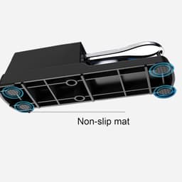 Toetsenbord sustainpedaal - Universeel sustainpedaal Geschikt voor keyboard - Pedalen - Sustainpedaal - 6.35 mm Universeel - Geschikt Voor keyboards en digitale piano’s synthesizer en elektronisch orgel - Zwart — thumbnail 2