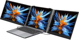 Blackview DCM6 Portable Monitor - 14" IPS 1080P FHD Dubbel Scherm - Laptopscherm: 13-17.3" - HDMI & USB-C - Grijs — thumbnail 3