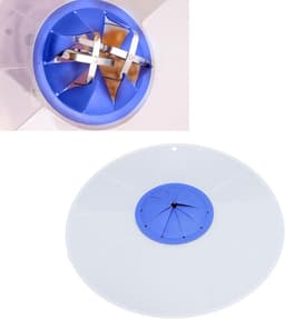 Mixer Spatdeksel - Kom Deksel - Schoon Bakken - Transparant Ontwerp - 30cm Diameter - Transparant — thumbnail 5