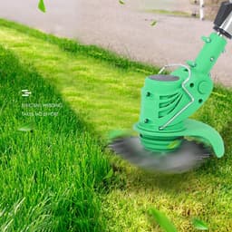 Elektrische Grasmaaier - Tuinmaaier Snoeier - Gazon Onderhoud - Multifunctioneel Ontwerp - 30 cm Snijbreedte - Zwart — thumbnail 3