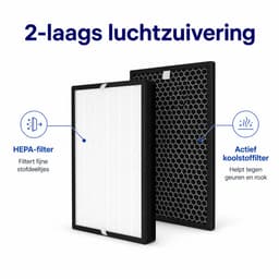 JustValue Filterset geschikt voor Philips 2000-serie Luchtreiniger – Geschikt voor Actieve Koolstof FY2420 & HEPA FY2422 — thumbnail 4