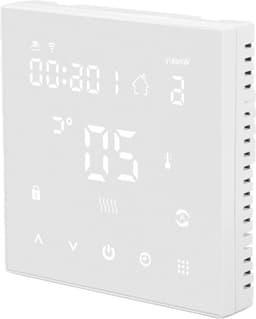 Slimme Thermostaat - Programmeerbare Thermostaat - Verwarming Regelen - Touchscreen Bediening - 8.5 x 8.5 x 4.5 cm - Wit — thumbnail 1