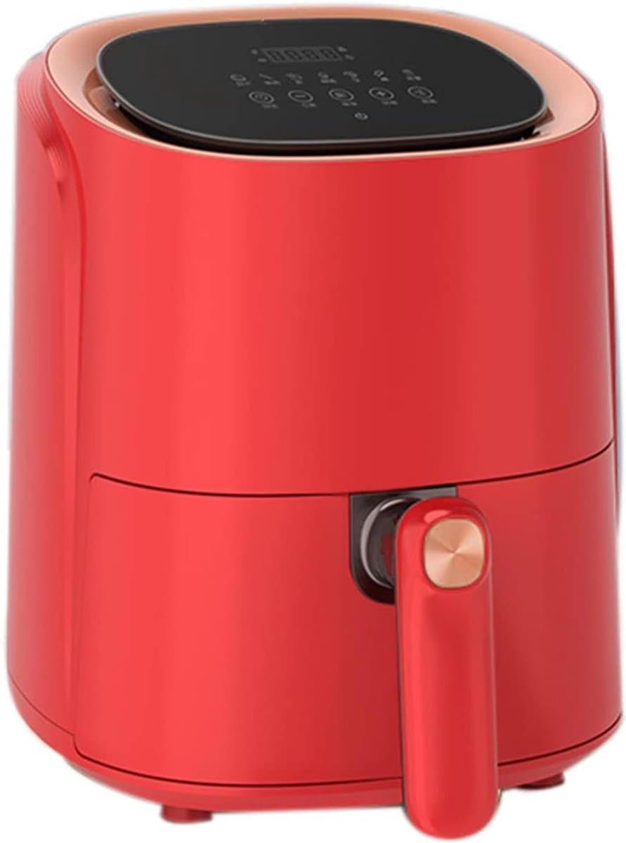 Airfryer 4.6L - Heteluchtfriteuse Olievrij - Gezond Koken - Digitaal Display - 4.6 Liter - Rood — afbeelding 1