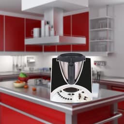 Keukenmachine Sticker - Decoratieve Plakfolie - Keuken Decoratie - Op Maat Gemaakt - 02 mm Dik - Glitter Zwart — thumbnail 2