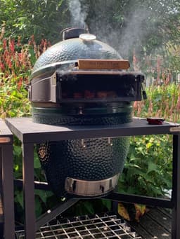 PiRO Original - Pizzaoven - voor kamado barbecue - Draaispit batterijmotor bbq — thumbnail 5