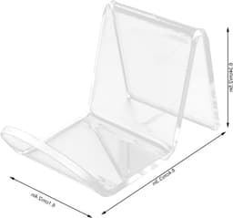 Set van 2 Wandmontage Hoofdtelefoonstandaards - Zelfklevende Transparante Acryl Houder voor Gaming Hoofdtelefoons en Consoles — thumbnail 2