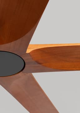 CREATE - Stille plafondventilator 40W van 100% hout in verschillende mate - XL - Geen licht - Afstandsbediening - WIND INDUSTRIAL WOOD — thumbnail 2