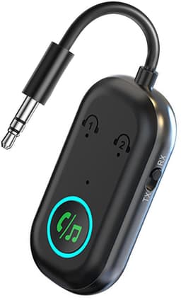 Bluetooth 5.3 AUX Adapter - 3.5mm Audio Ontvanger & Zender - Voor Auto, TV, PC, Koptelefoon - 2 Apparaten Verbinden - 13U Batterijduur — thumbnail 1