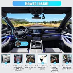 Dailygoods - Dailygoody - Hardwire Kit Dashcam - Type C Aansluiting - Laagspanningsbeveiliging - 12V/24V naar 5V - Eenvoudige installatie - Parkeerbewaking - Gesch — thumbnail 5