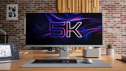 Alogic Edge 40” ultrawide Monitor – 5K Resolutie voor Hoogste Definitie – Ingebouwde USB-C Hub voor Maximale Productiviteit – Tot 90W Opladen & Data via USB-C 3.0 Gen 1 - Grijs — thumbnail 5