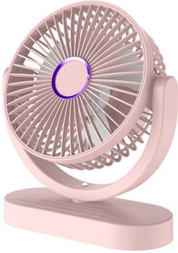 Ventilatoren-USB Tafelventilator - 5.5 Inch Bureauventilator - Stil en Krachtig - 3 Snelheden - Verstelbaar - Mini Ventilator voor Thuis, Kantoor en Laptop — thumbnail 1