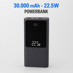 Powerbank 30.000 mAh – Snellader 22.5W – USB-C – Noodpakket – Geschikt voor Telefoon, Tablet – NL Handleiding — thumbnail 3