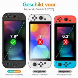 PlayCool Schermprotector voor Nintendo Switch 2 – 2 Stuks Gehard Glas – Krasbestendige Screenprotectors – Ultrahelder & Eenvoudig aan te brengen — thumbnail 5