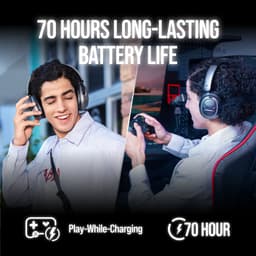 OXS Storm A2 ANC Draadloze Gaming Headset - Zwart — thumbnail 2