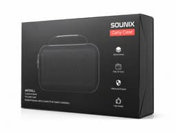 Sounix Case Geschikt voor Nintendo Switch 2 - Ingebouwde standaard - Hoesje Geschikt voor Switch 2 - Beschermhoes - Opbergtas - Zwart — thumbnail 11