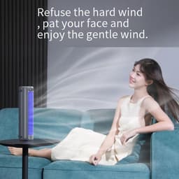 Draagbare Airconditioner - Luchtkoeler - Persoonlijke Koeling - Bladloos Ontwerp - 700 Gram - Abrikooswit — thumbnail 2