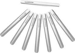 Tafelkruimelreiniger - Kruimelveger - Snel Tafels Schoonmaken - Hoogwaardig RVS - 8 Stuks - Zilver — thumbnail 1