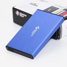 Externe Harde Schijf - Draagbare Opslag - Bestanden Opslaan - Supersnelle USB 3.0 - 1 TB - Blauw — thumbnail 1