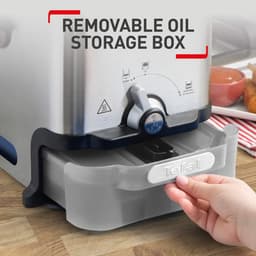 Compacte Frituurpan - Friteuse Oleoclean - Lekker Frituren - Automatische Filtratie - 2 Liter - Zwart — thumbnail 5