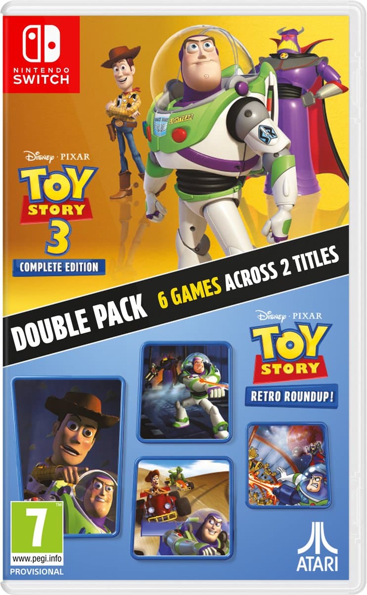 Toy Story: Retro Roundup! + Toy Story 3 Complete Edition Double Pack – Nintendo Switch — afbeelding 1