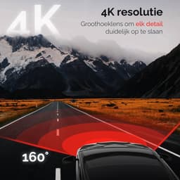 RedTiger F8 Lite Dashcam voor auto - 4K - Voor Camera - WiFi en GPS - 3,18 Inch met App - Dashcams - 2025 model - Sony Sensor - Nachtzicht - Parkeerbewaking - G Sensor - Loop opname - — thumbnail 4