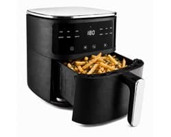 Vivid Green Airfryer 5L - Tot 4 Personen - PFAS-vrij - 12 Programma's - Digitaal Display