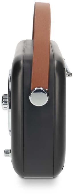 Nedis Draagbare Retro Radio - Bluetooth / FM - Subwoofer - Analoog - Zwart — thumbnail 2